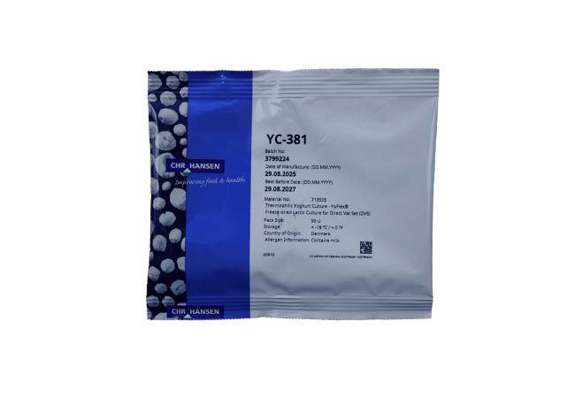 FD-DVS-YOGHURTZUURSEL YC381, 30X50 U