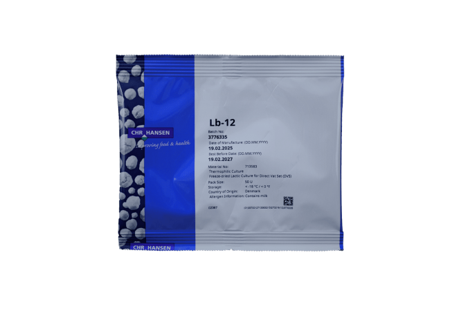 FD-DVS CULTUUR BULGARICUS LB-12, 50U